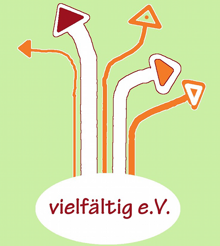 Logo des Vereins vielfältig e.V.